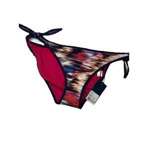 Marie Jo Women's Medium Tie Side Swim Bottom NWT Tropical Fever Print Juliette